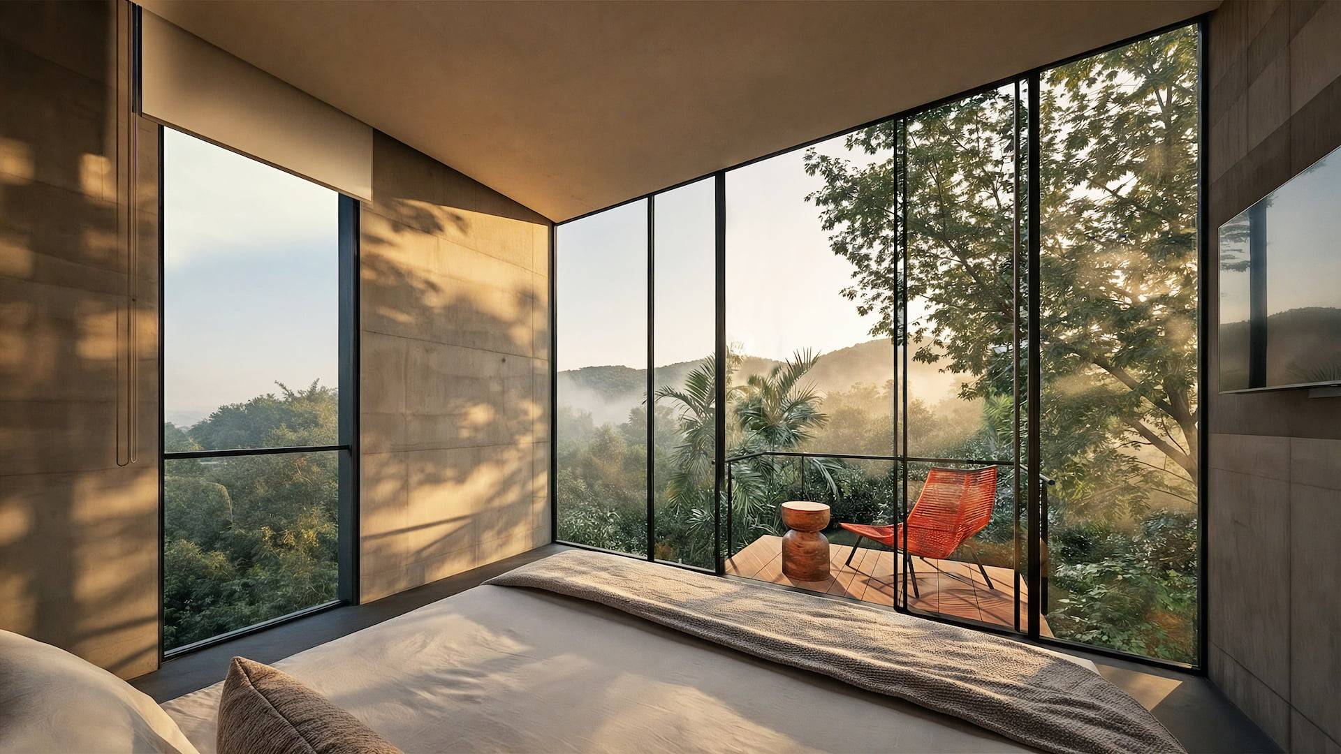 Lock-Off unit of the Villa Aire featuring views of the mountains