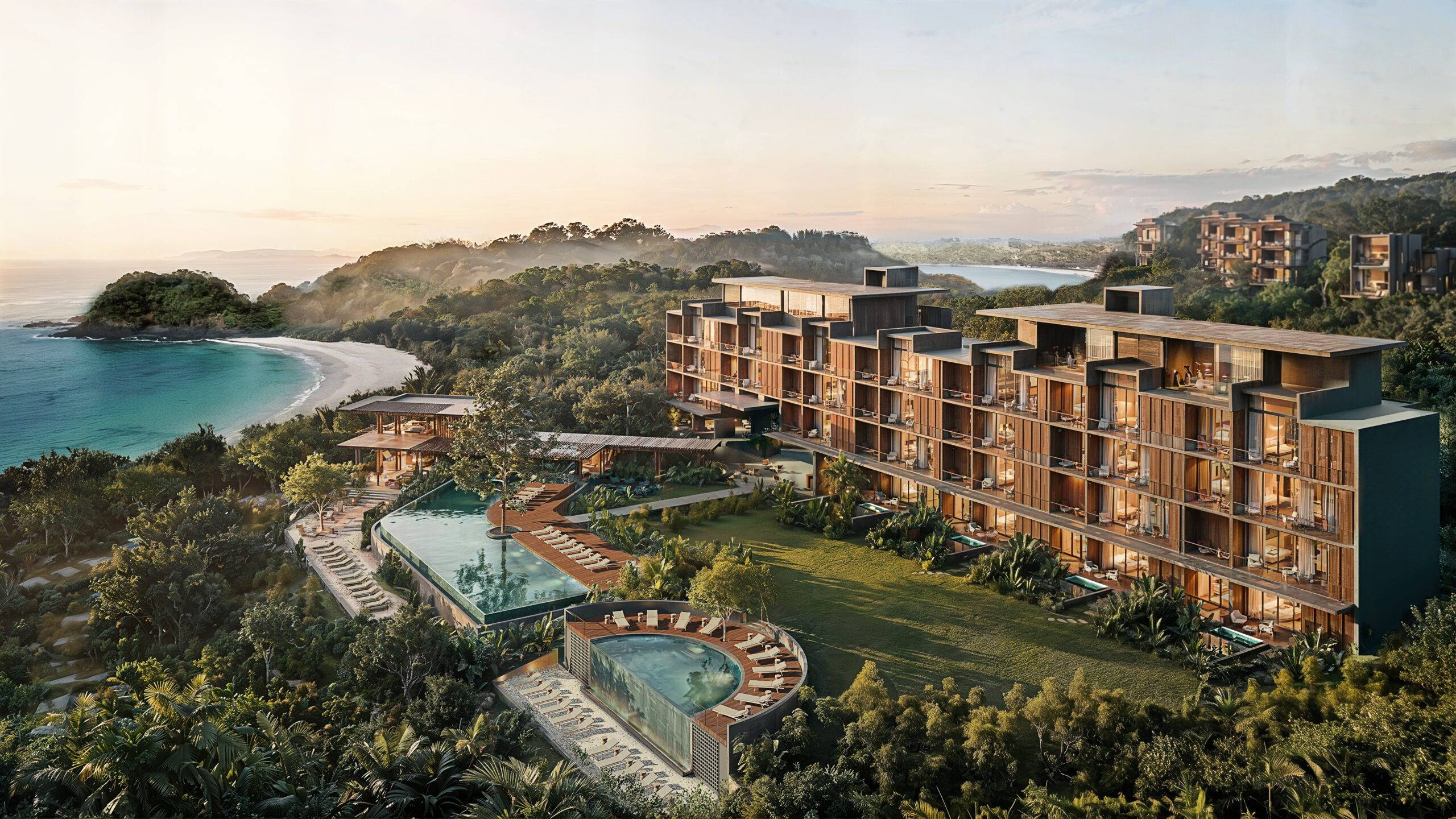 Side View of the Mare Beach Condos